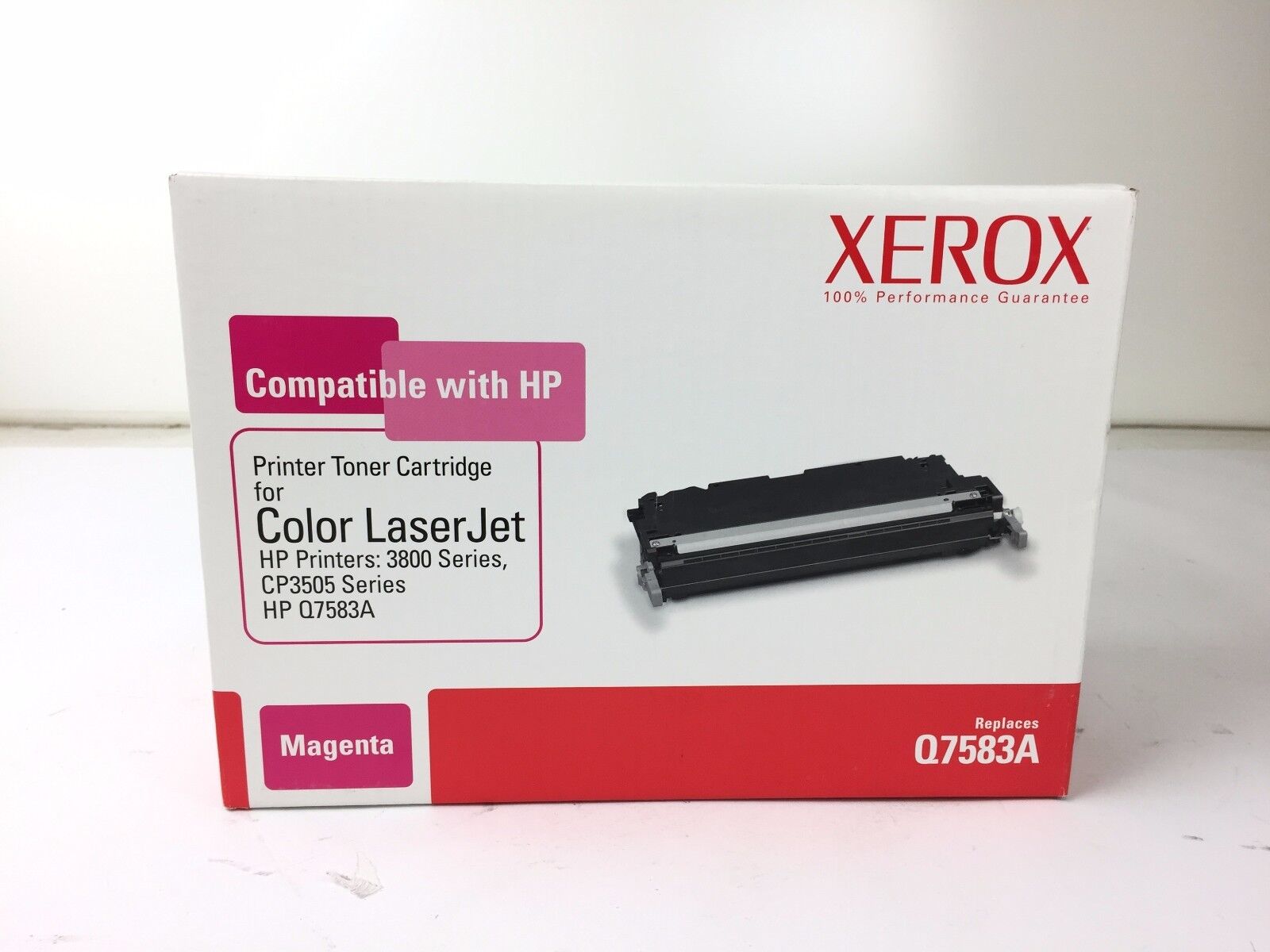 Xerox 6R1345 Magenta Toner Compatible with HP Q7583A for HP LaserJet 3800 CP3505