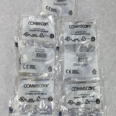 Lot( 5 ) Commscope 108232745 CAT5E Jack MPS100E-270 Gray USA Made