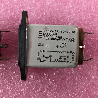 Corcom 560-7 550-1 625 0/075/21 Power Plug Lot of 2