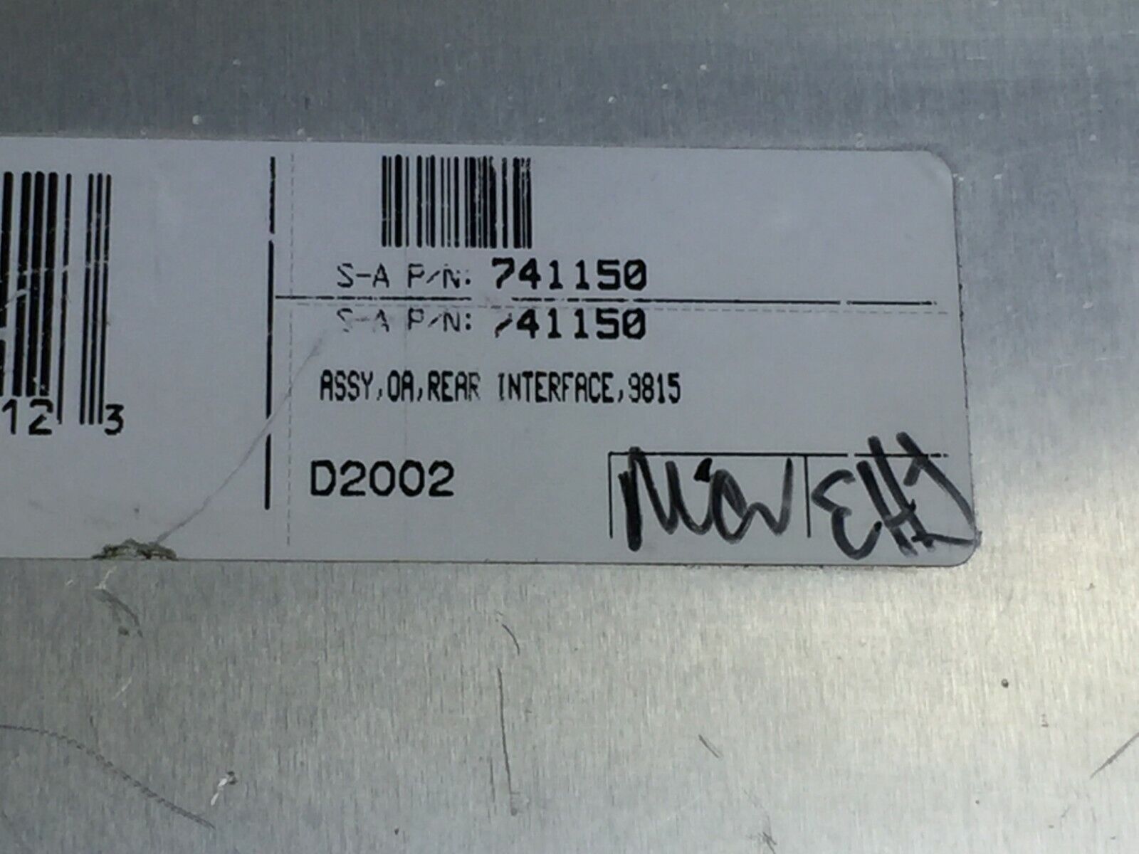 Scientific Atlanta  741150 Assembly OA Rear Interface