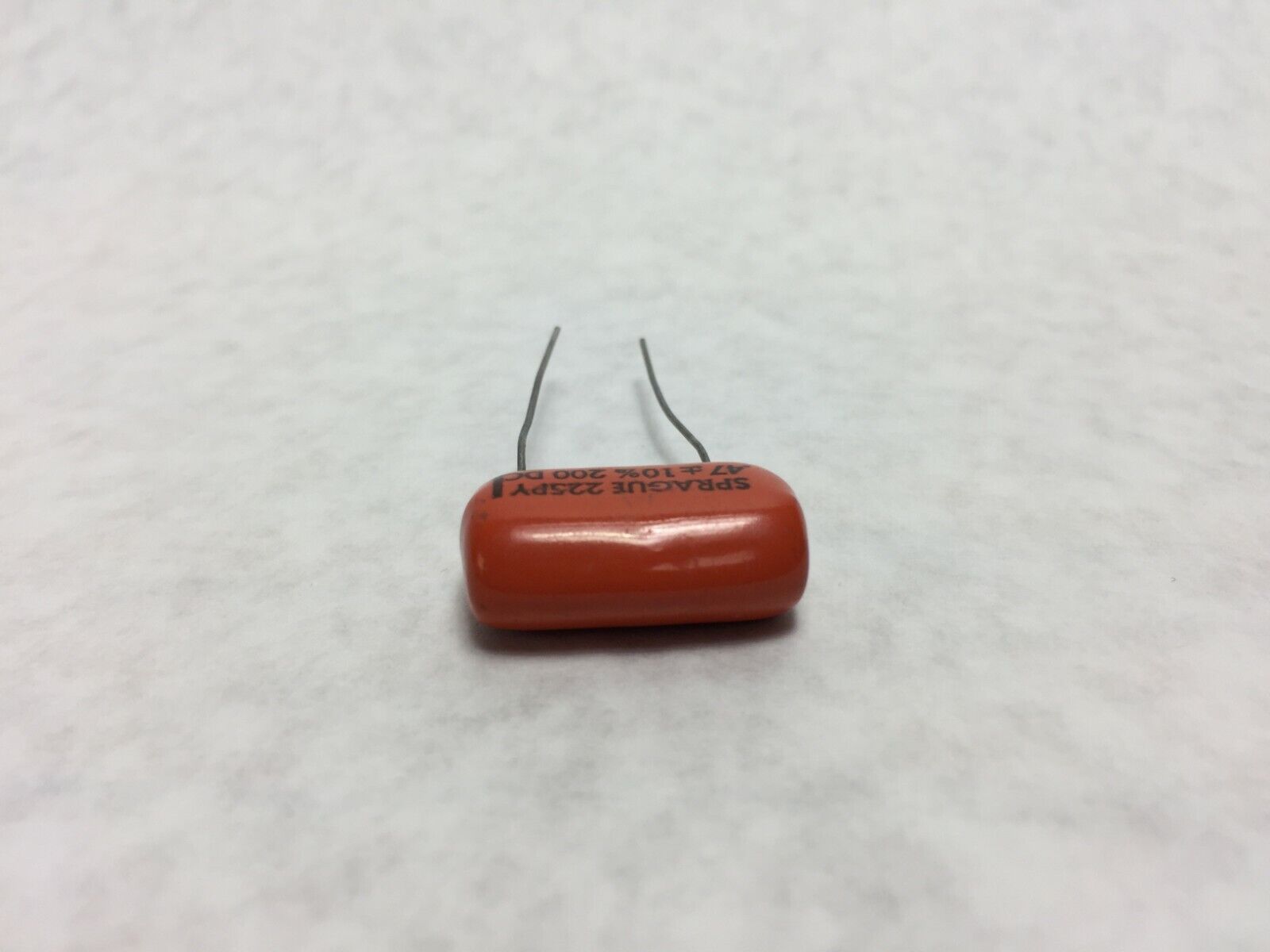 NOS  Sprague 225PY Capacitors Orange Drop .47  200 DC   Lot of 5