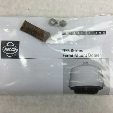 Pelco DF5-PG-E0 Series Fixed Mount Dome - Tinted Grey - No Camera