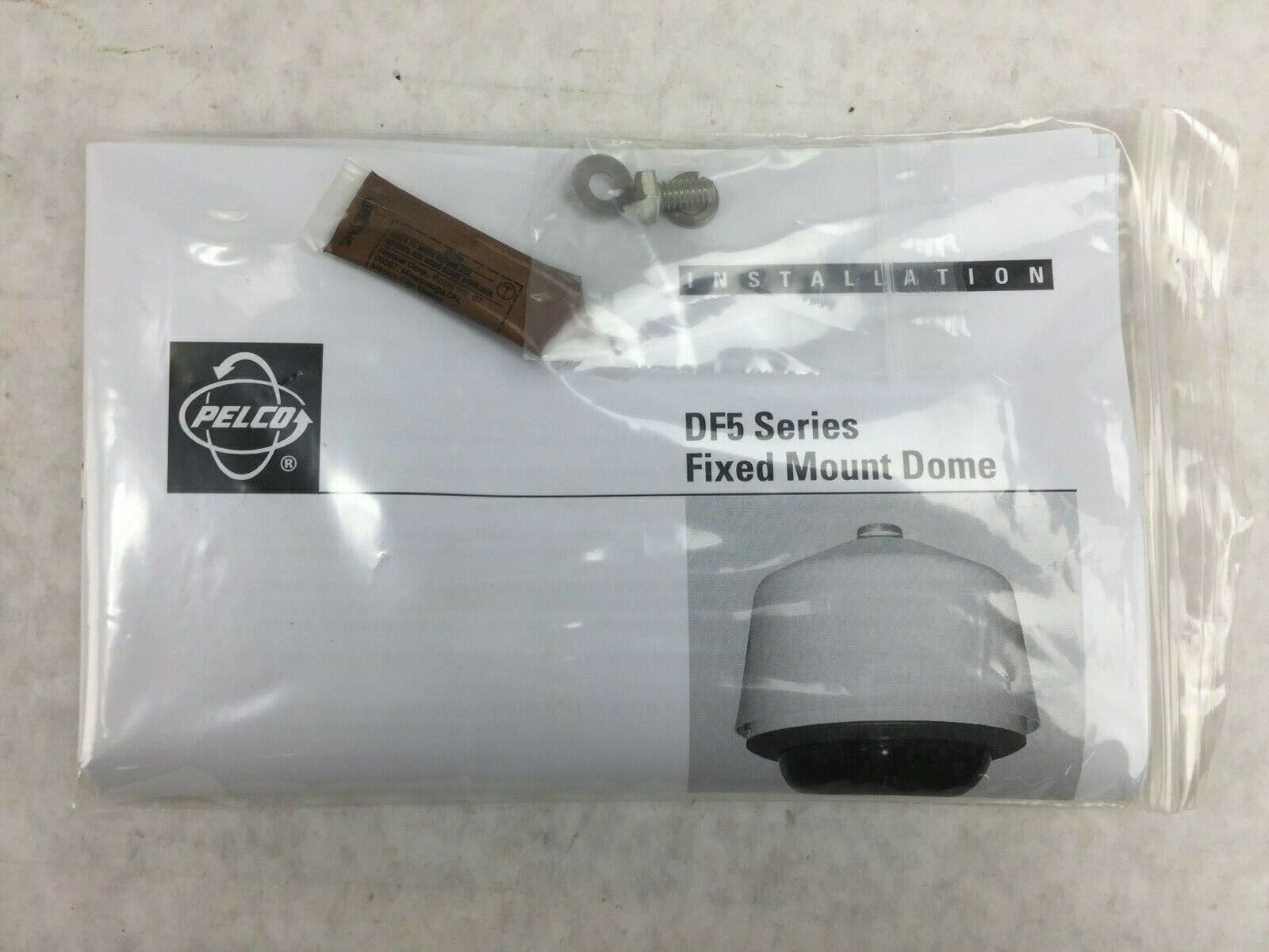 Pelco DF5-PG-E0 Series Fixed Mount Dome - Tinted Grey - No Camera