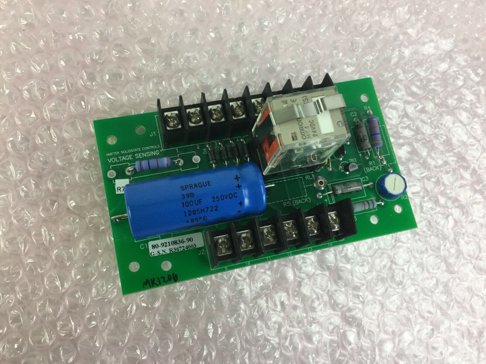 Ametek Solids State Controls  80-9210836-90 Voltage Sensing Pcb Circuit Board