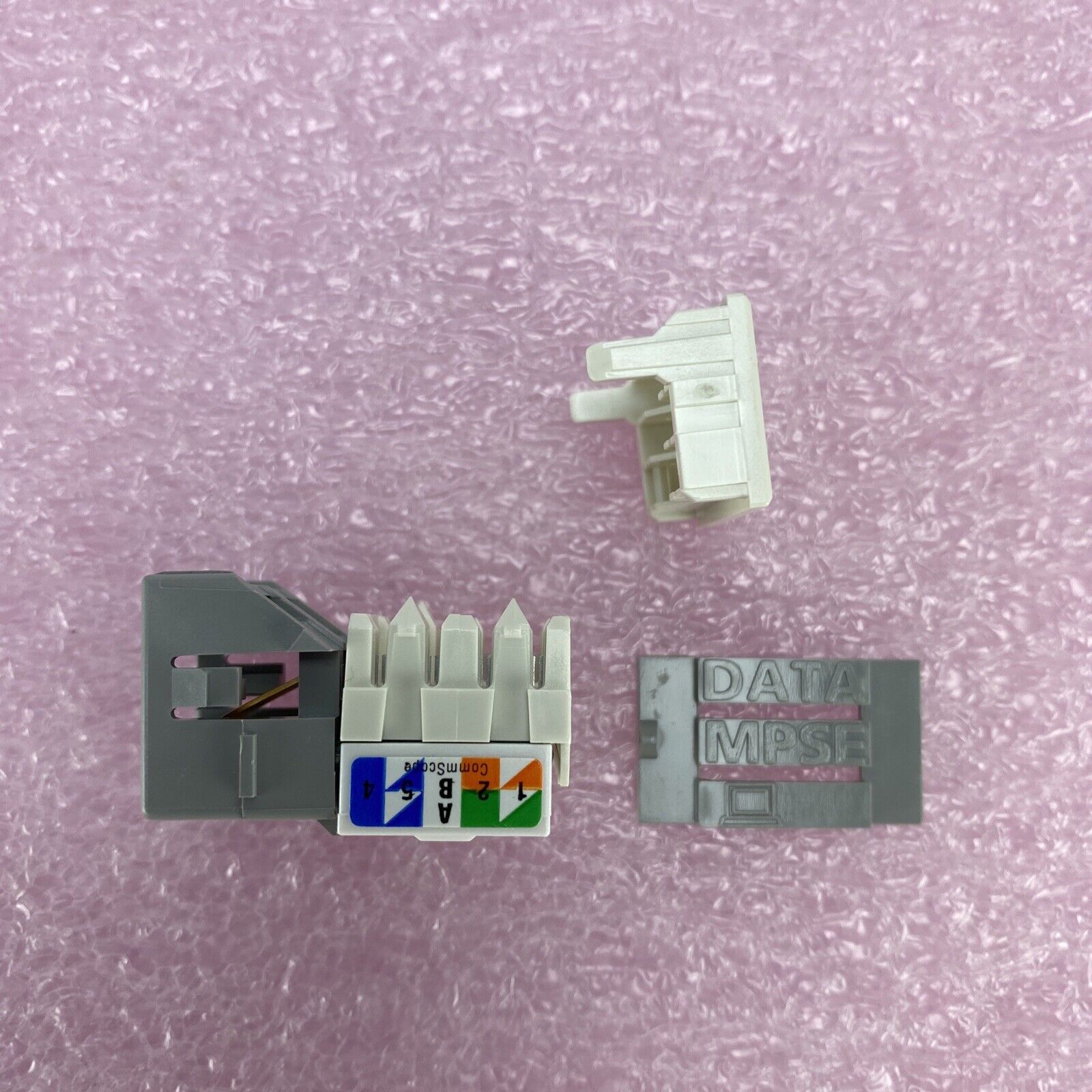 Lot( 2 ) Commscope 108232745 CAT5E Jack MPS100E-270 Gray USA Made