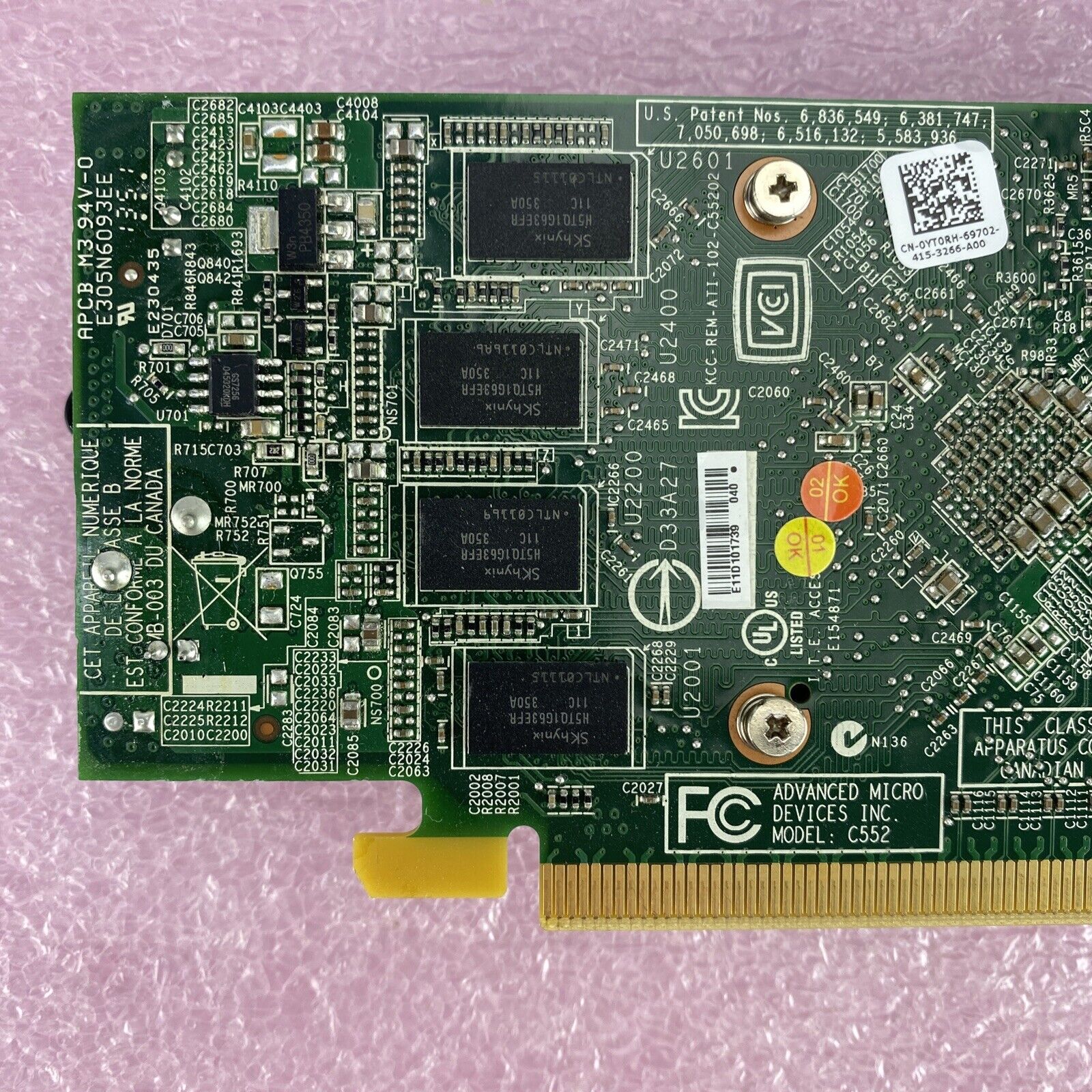 Dell 0YT0RH Radeon HD 8570 1GB DDR3 PCIe DVI DP Graphics Card Low Profile GPU