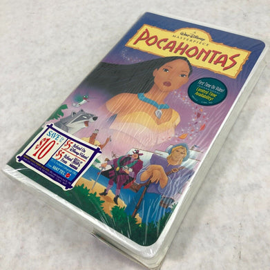 Pocahontas Walt Disney's Masterpiece VHS #5741 NEW Sealed