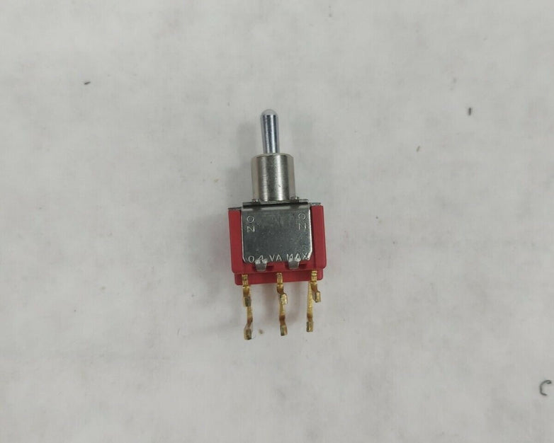 C&K DPDT Toggle Switch 2 Position ON/ON 7201 Series (Red) Lot of 2