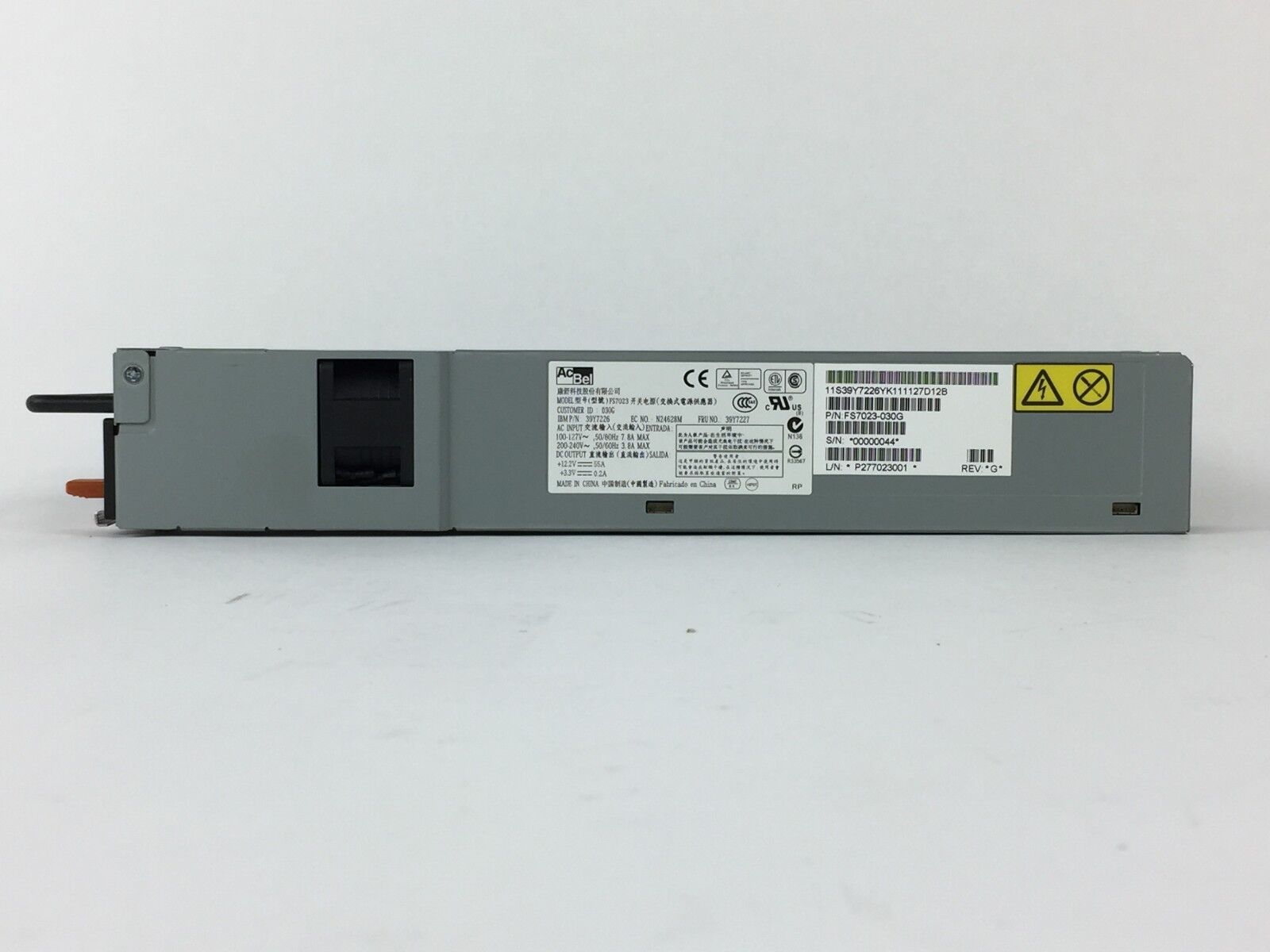 ACBel Power Supply IBM 39Y7226 675W FS7023-030G