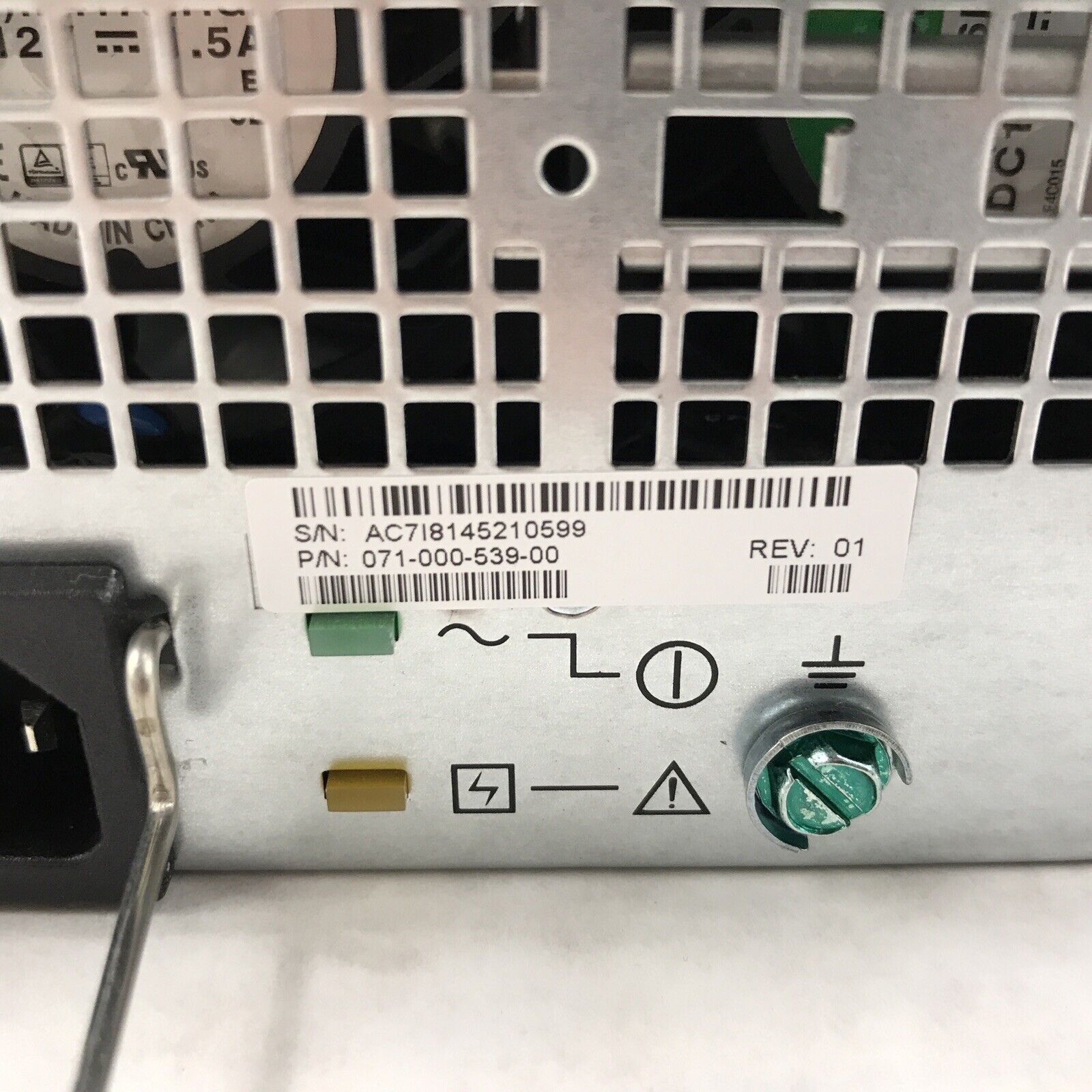 AcBel SG9006 240V 60Hz 4.75A 400W Server Power Supply 071-000-539-00