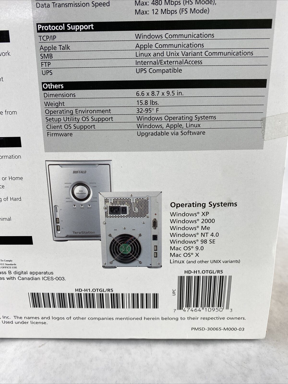 Buffalo HD-H1.0TGL/R5 Network Attached Storage