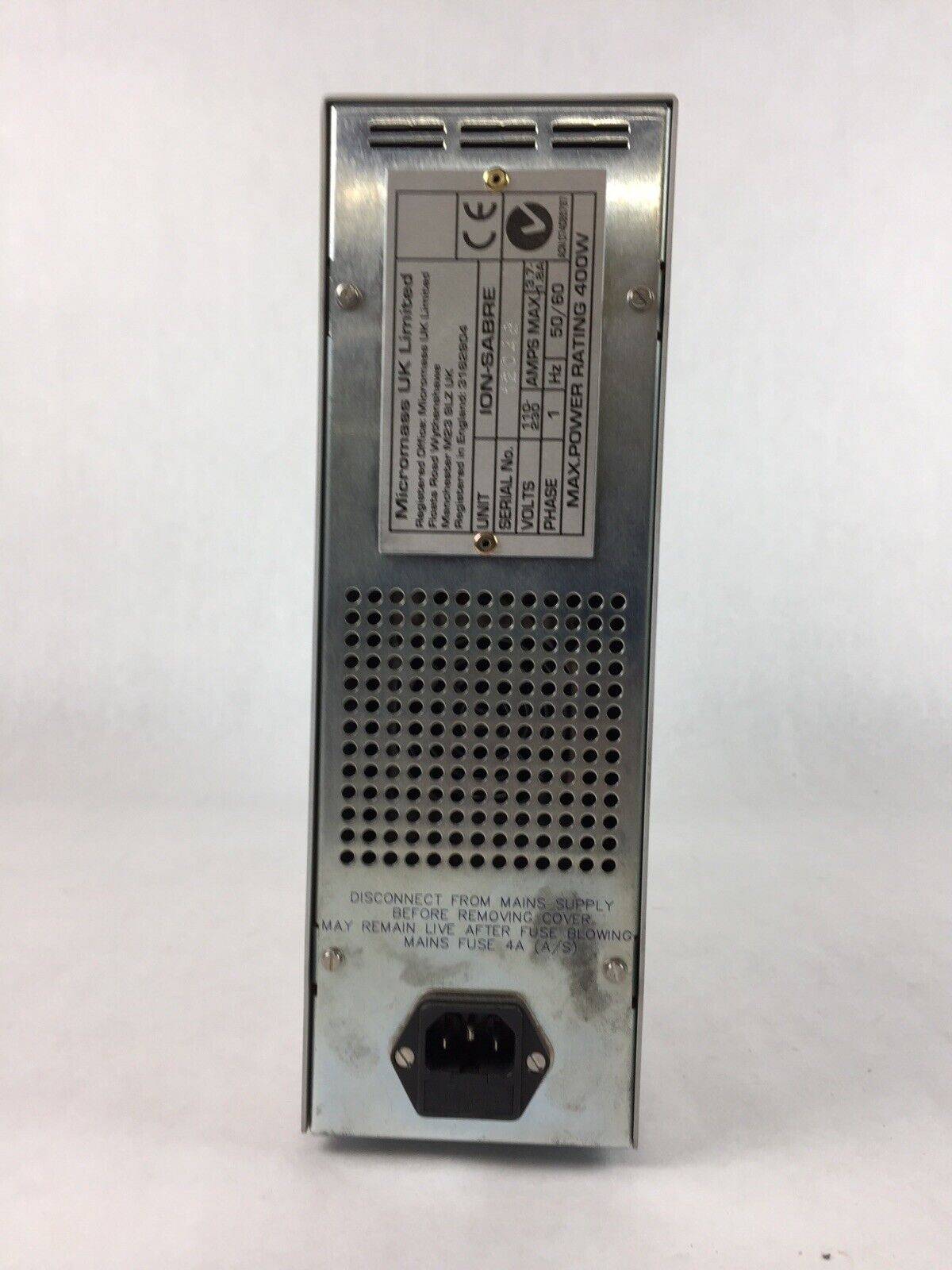 Waters Micromass ion sabre control unit 12048 Controller