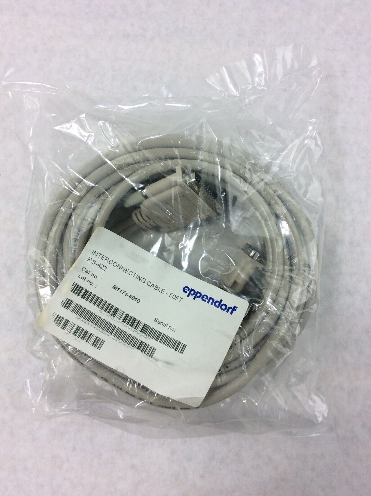 Eppendorf M1171-8010 RS-422 Interconnecting Cable 50 Ft.