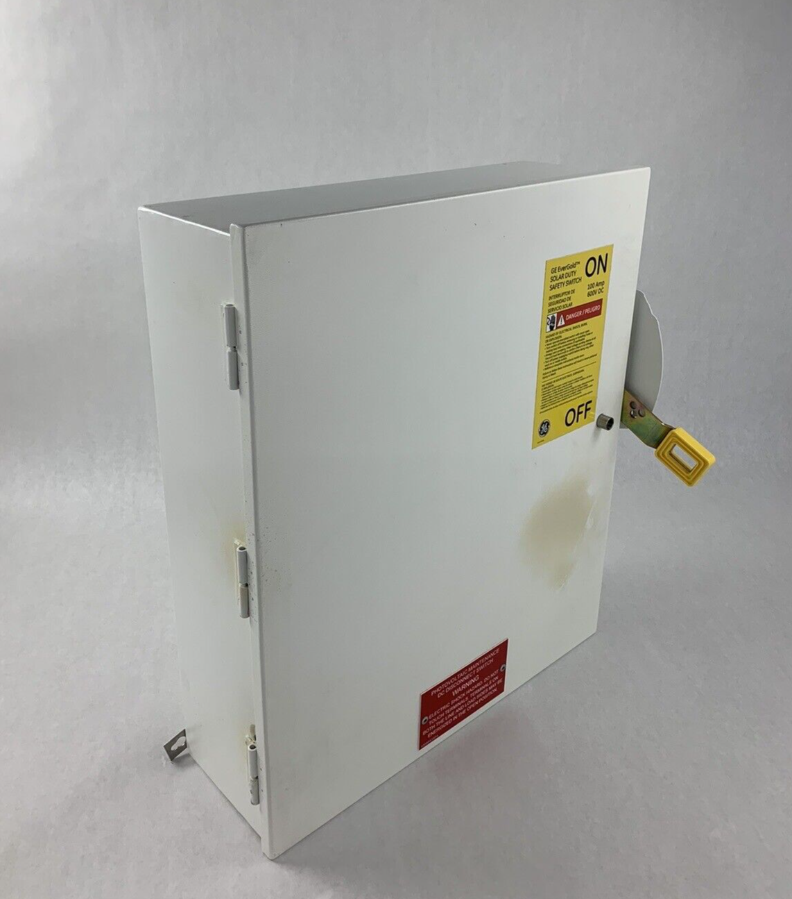 GE Solar Duty Safety Switch TSN4634J 100A 600 VDC