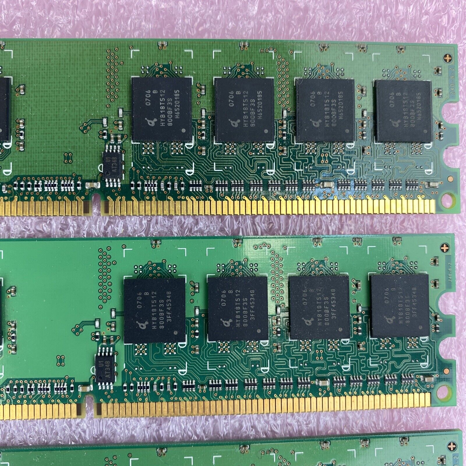 4x 512MB HYS64T64000HU-3S-B Infineon PC2-5300 DDR2-667Mhz non-ECC CL5 240-Pin