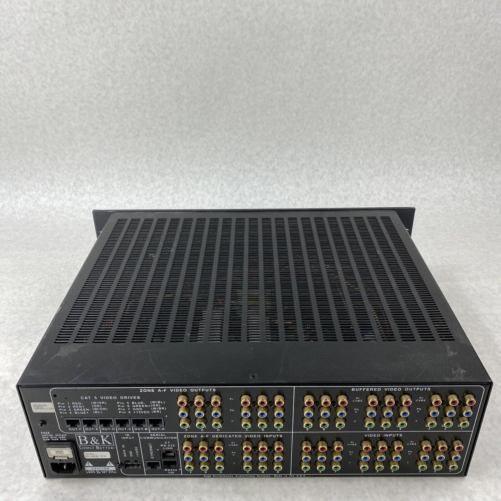 B&K CT-HD-6 Zone Amplifier & Controller POWERS ON, SOLD AS IS