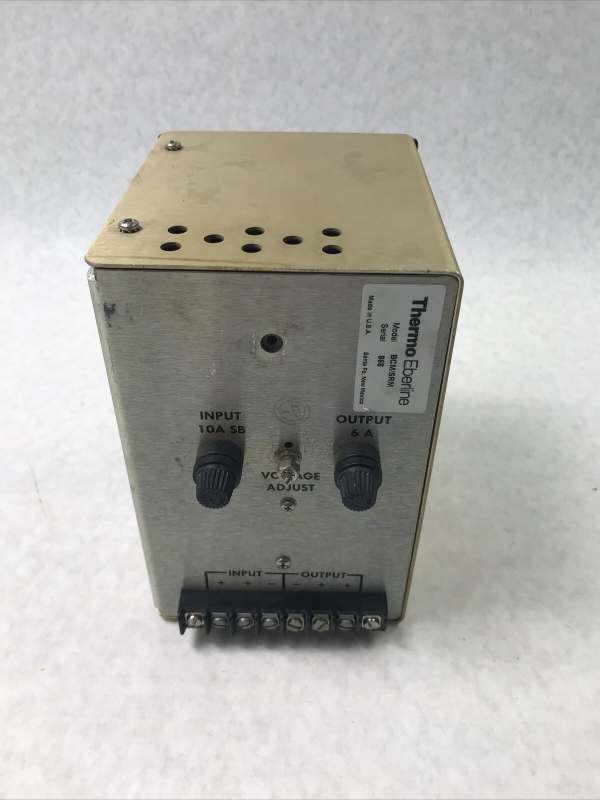 Thermo Eberline BCM/SRM Power Supply Electrical Battery