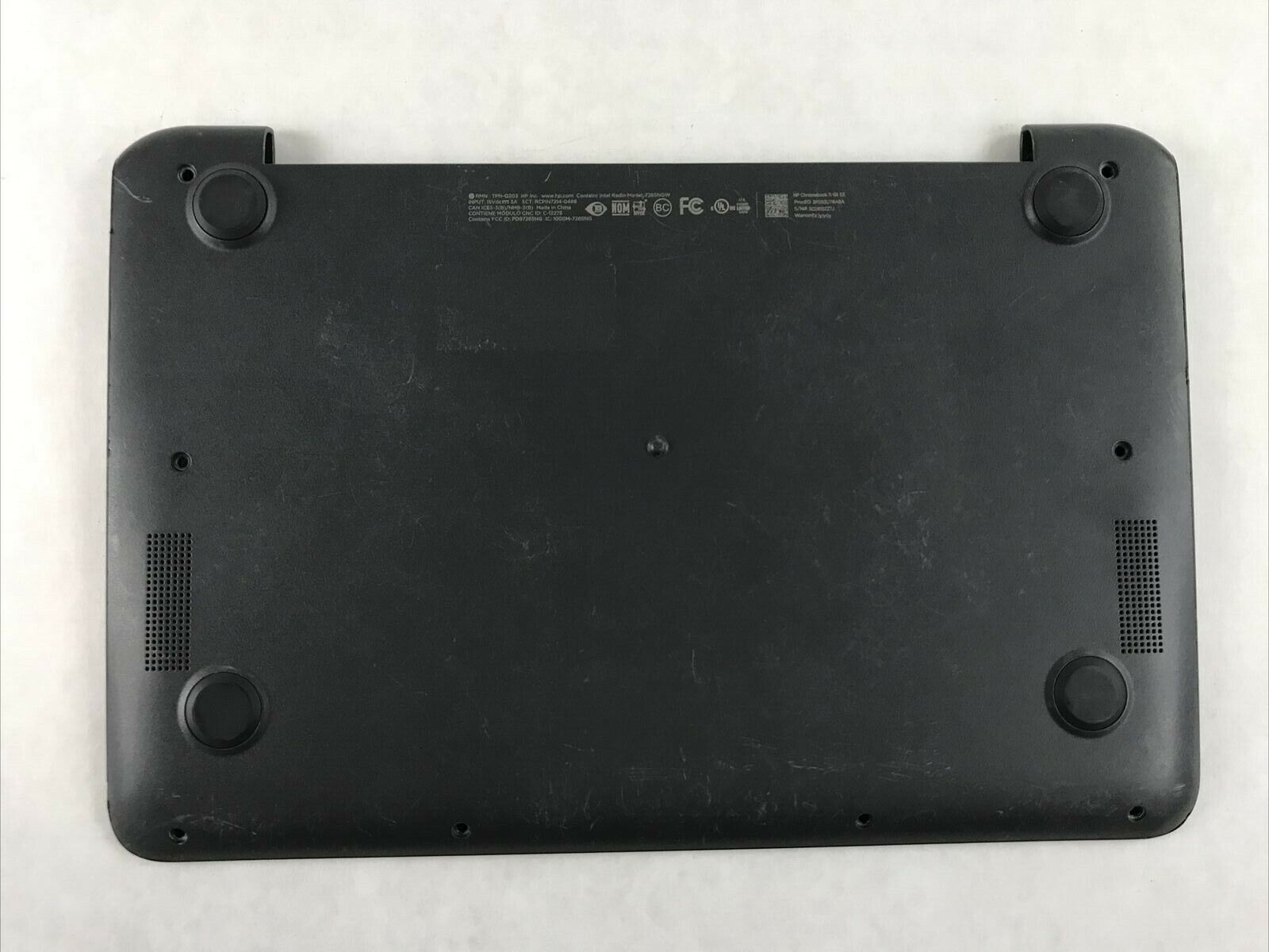 HP Chromebook 11 Gray Bottom Cover TPN-Q203