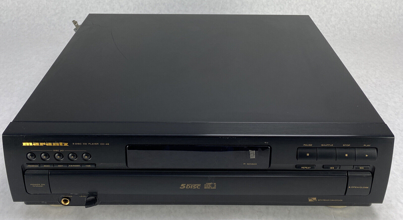 Marantz CC-48U BL 5 Disc CD Changer Player No Remote NEEDS REPAIR