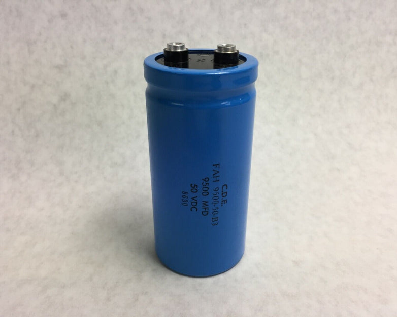 CDE 9500 MFD 50V Capacitor FAH 9500-50-B3  NOS