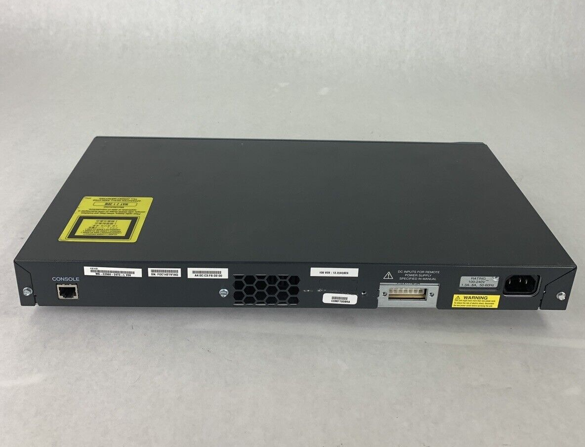 Cisco WS-C2960-24TC-L 24-Port Ethernet Managed Switch