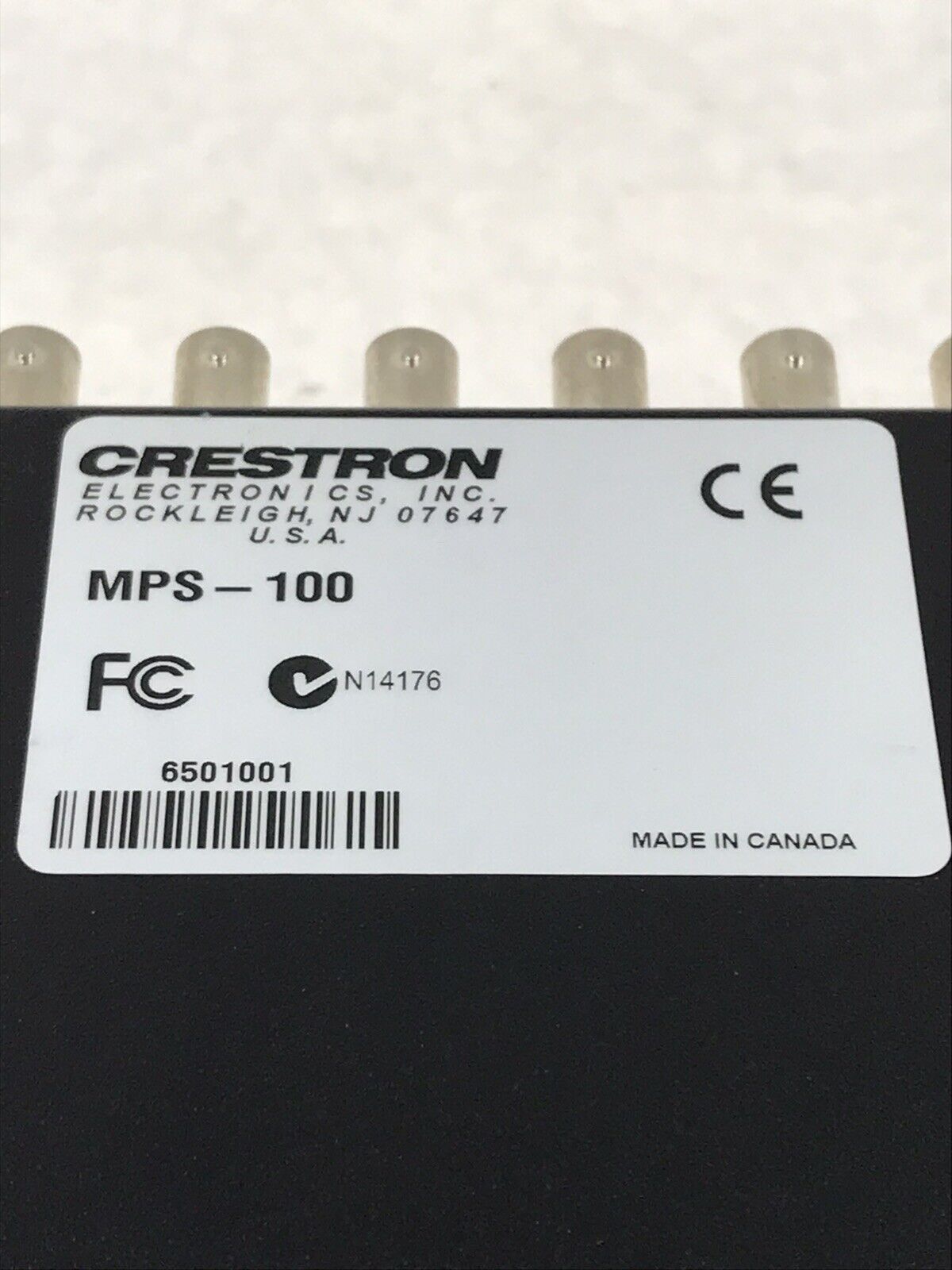 Crestron MPS-100 Professional Media System 24VDC 30W Class 2