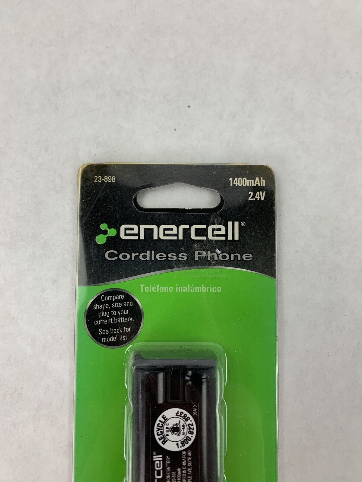 New Enercell Cordless Phone Battery 2.4V 1400 mAh 23-898