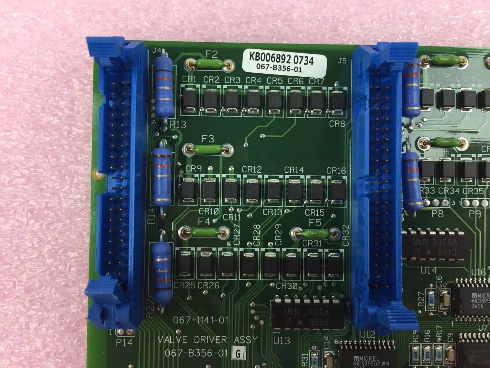 Siemens Bayer 067-B356-01 Valve Driver Assy Board 067-1140-01  Rev D Advia120
