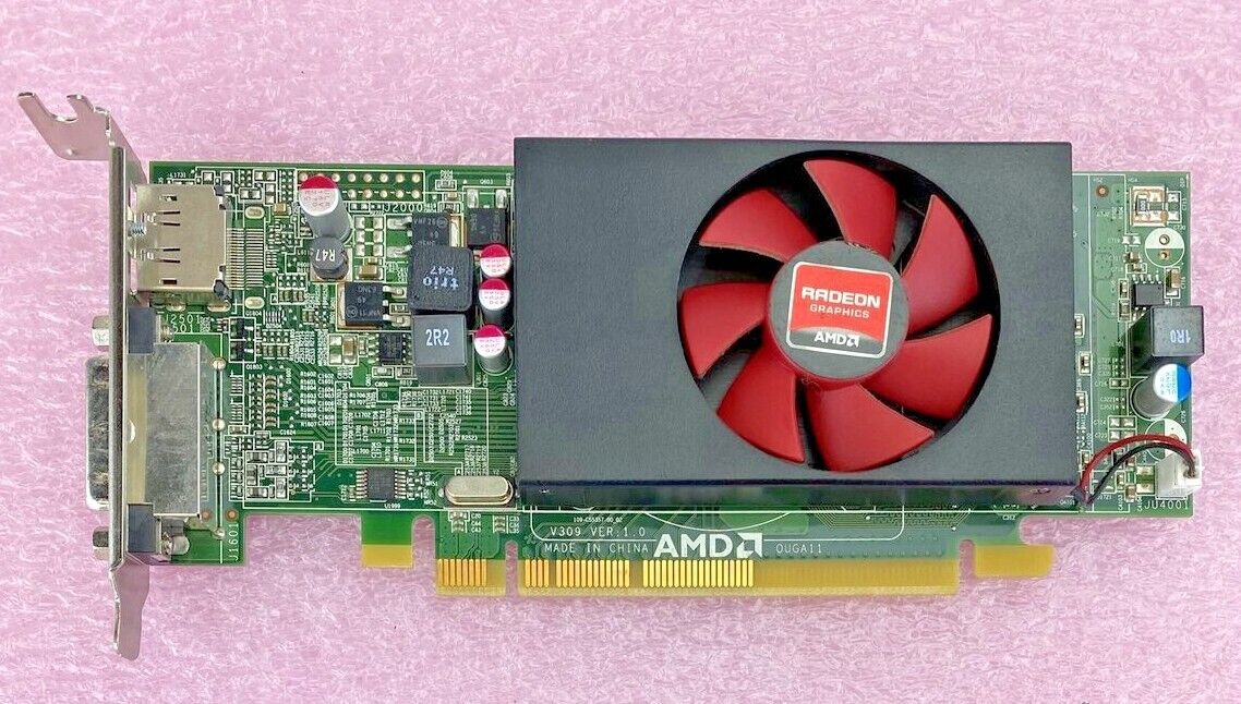AMD 0F9P1R Radeon HD8490 1GB DDR3 DVI DisplayPort PCIe Low Profile Graphics GPU