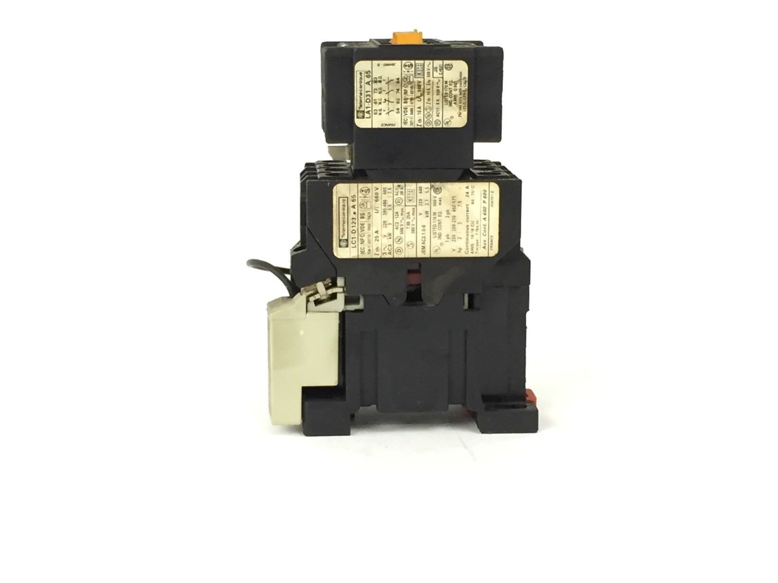 Telemecanique LC1-D123 LA1-D31 LA9-D221 Contactor