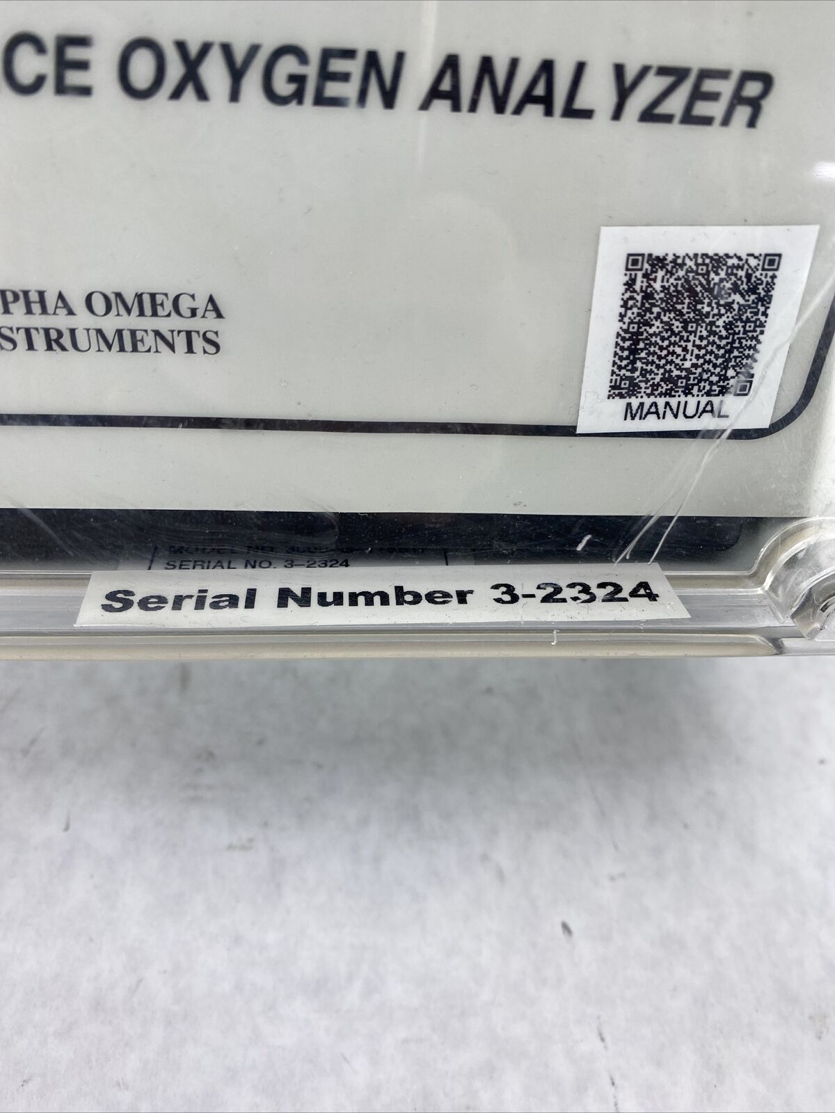Alpha Omega Instruments 3000-G-115BTP Series 3000 Trace Oxygen Analyzer
