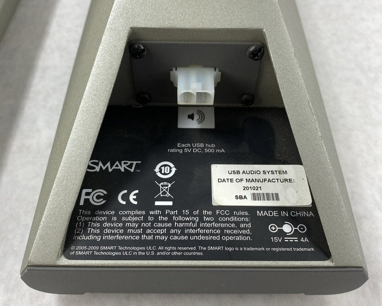 Smart USB Audio System Speakers SBA-R1-NA For Smart Technologies SmartBoard