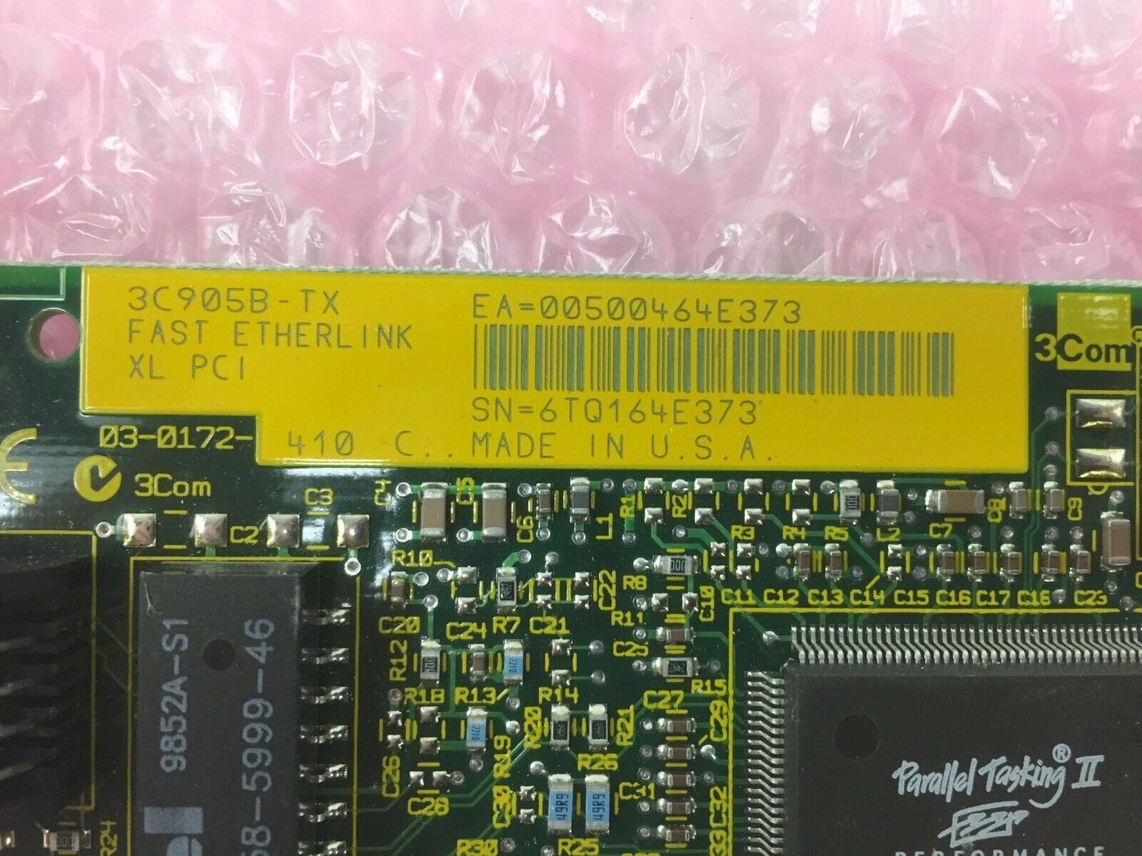 3Com Fast Etherlink XL PCI 10/100 Base-TX Ethernet Adapter 3C905B-TX Card