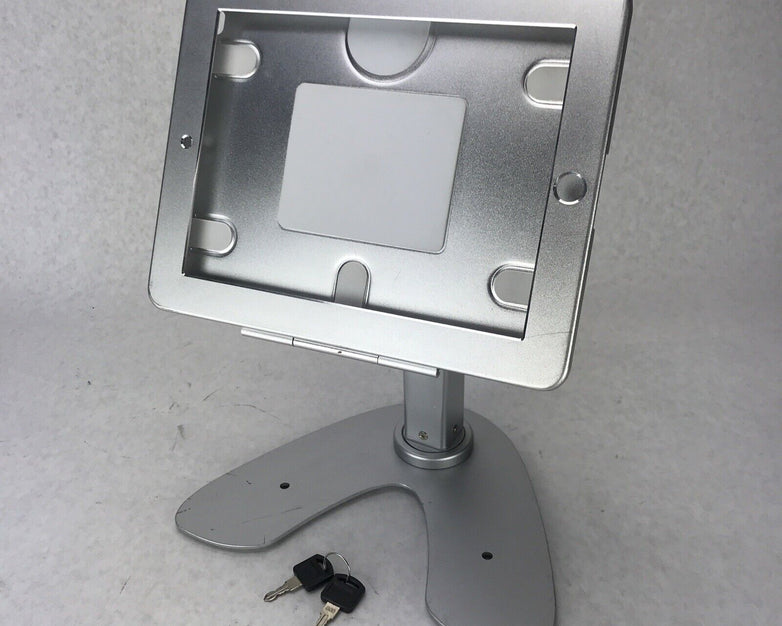 Anti-Theft Lockable Secure Kiosk Tablet Stand Enclosure with Key 9.5" x 7.375"