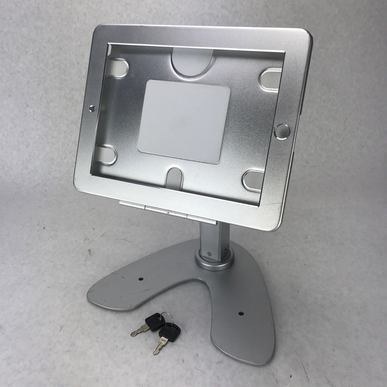 Anti-Theft Lockable Secure Kiosk Tablet Stand Enclosure with Key 9.5" x 7.375"