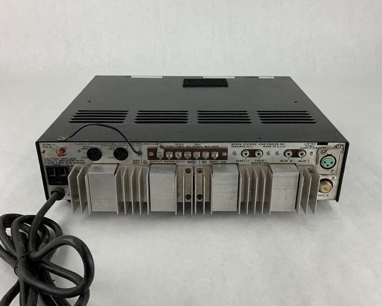 Bogen Model C100 Power Amplifier For Parts and Repair Powers on