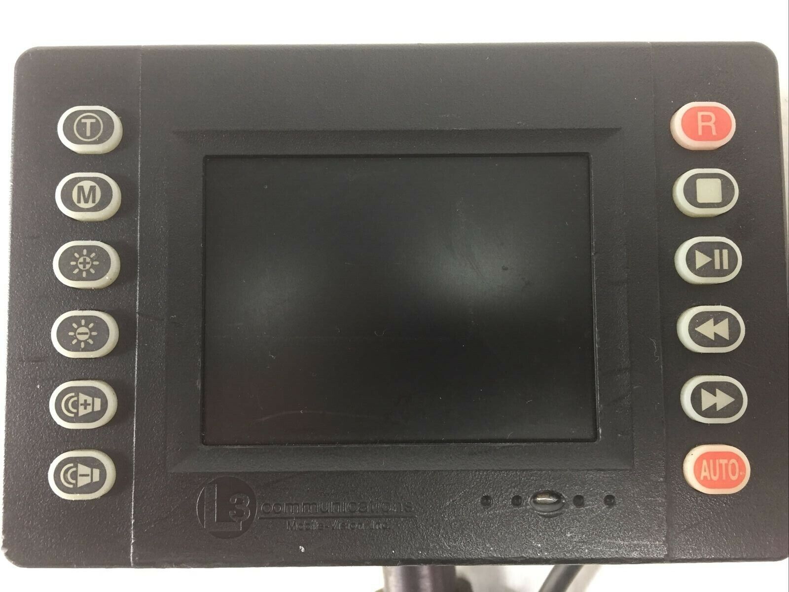 L3 Communications Mobile Vision Police DVR Screen 3.5 TFT LCD Monitor w/ Mount