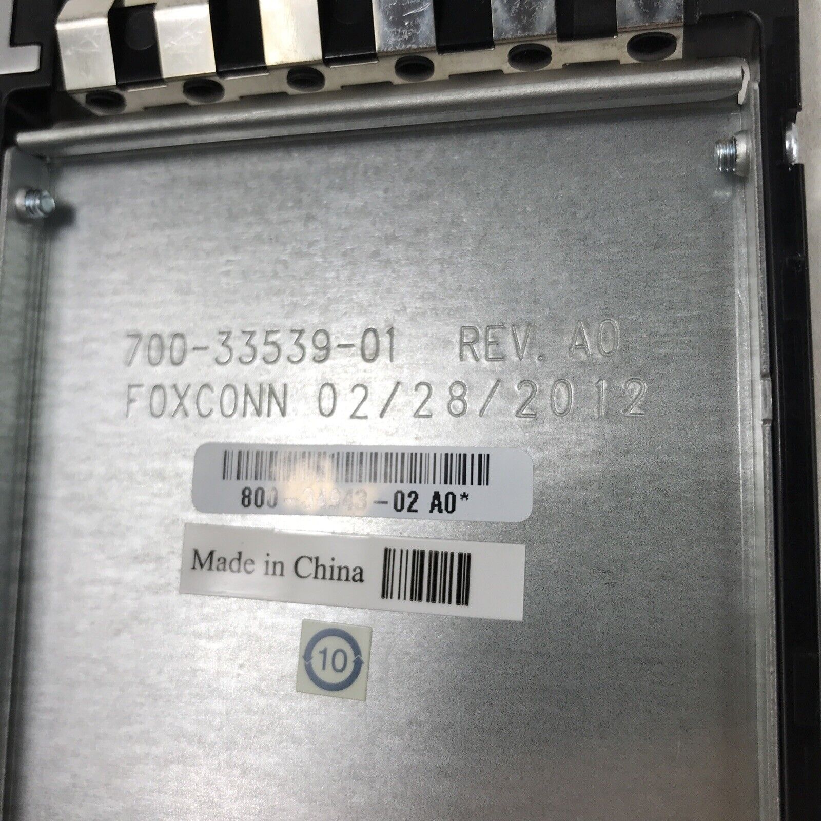 (Lot of 2) Foxconn 700-33539-01 Hard Drive Caddies