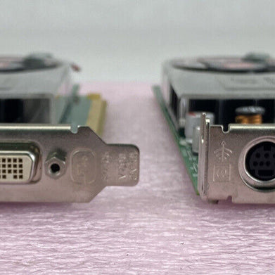 Lot of 2 ATI 0Y104D Radeon HD 3450 256MB DDR2 PCIe DMS-59 S-Video Low Profile