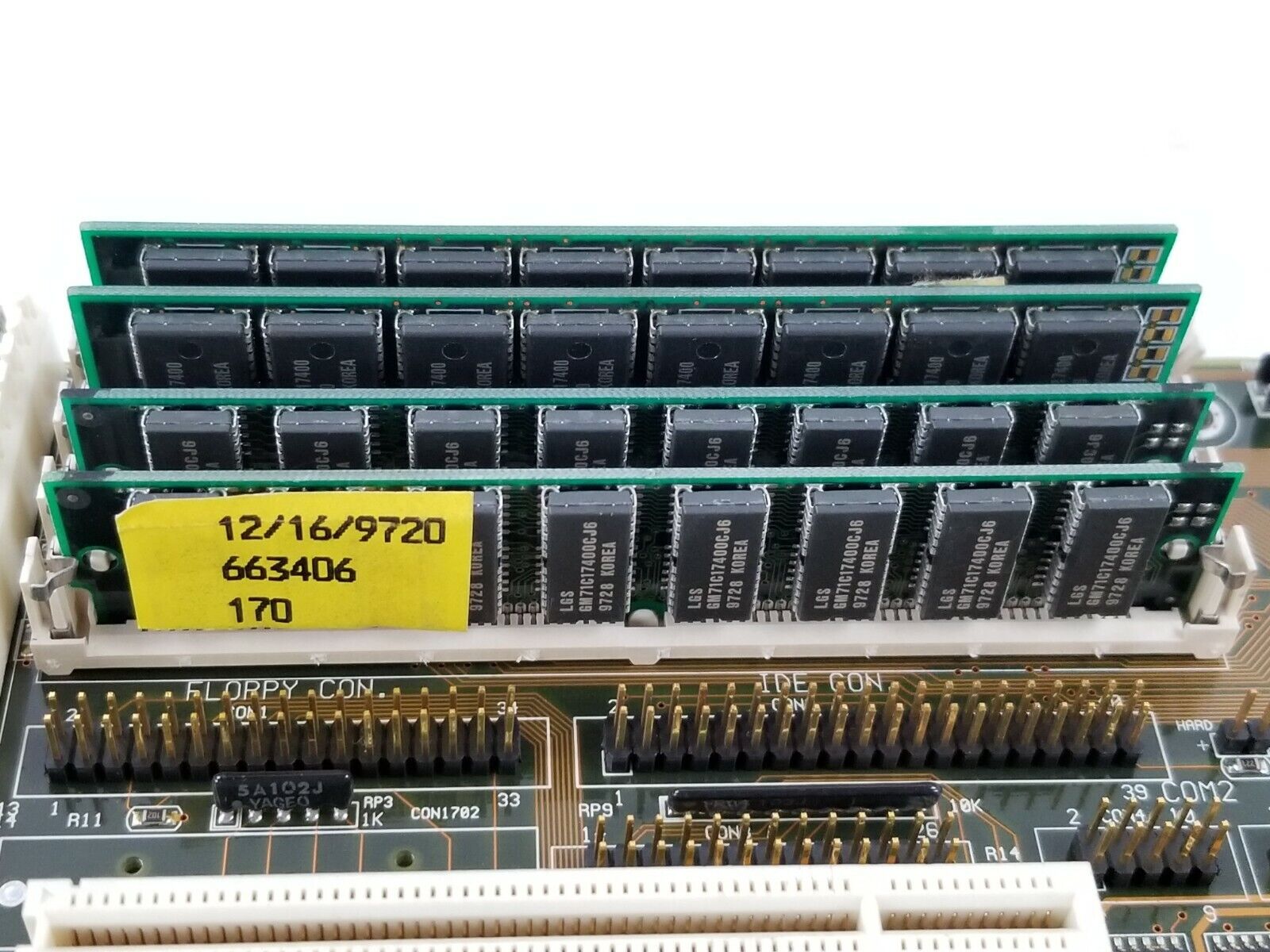 Asus PCI/I-P54NP4 Motherboard Intel Pentium 90MHz 64MB RAM