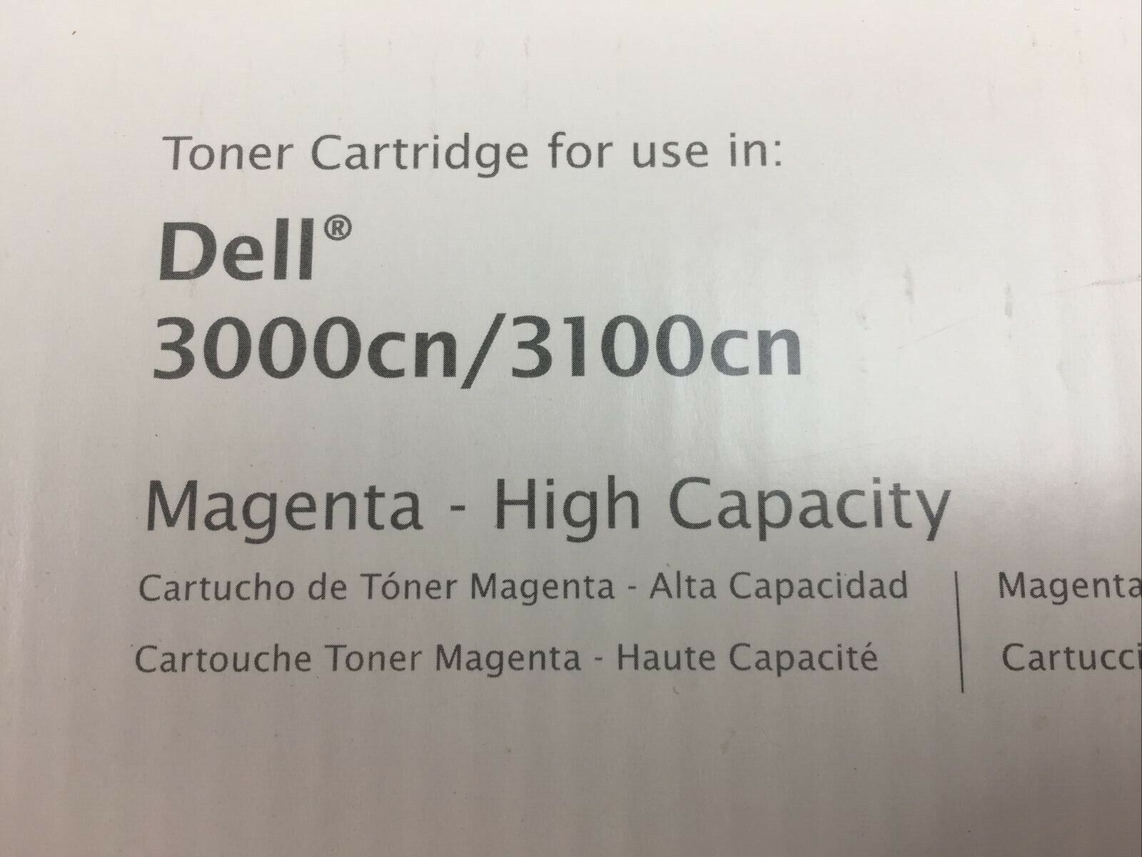 Dell Magenta - High Capacity Toner Laser Printer 3000cn/3100cn CT200483
