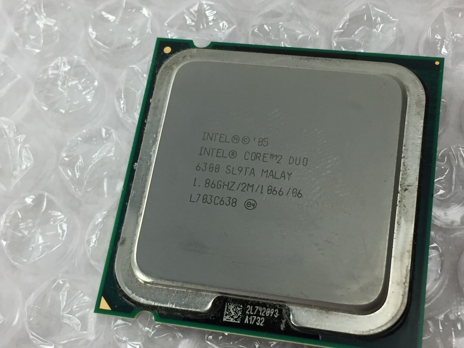 Intel Core 2 Duo 1.86Ghz 2M/1066 Dual Core CPU 6300 SL9TA MALAY L703C638