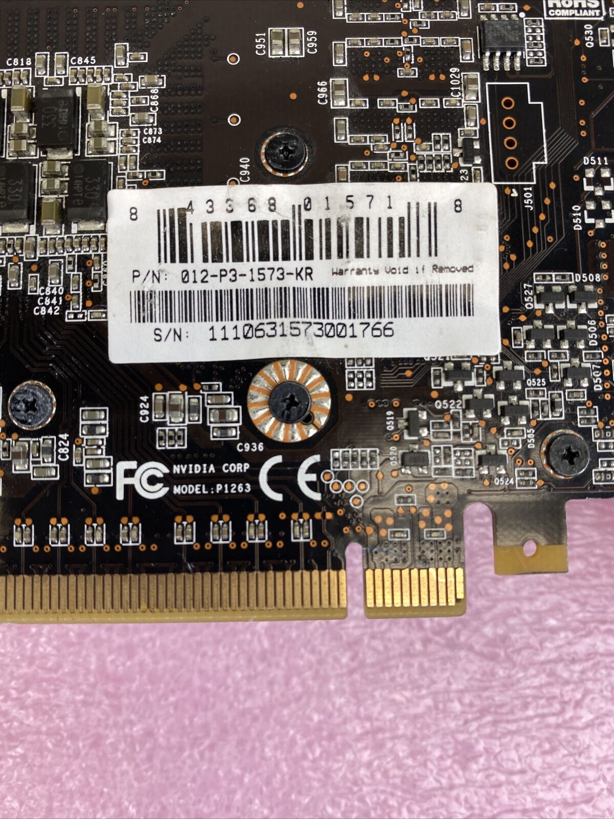 EVGA Nvidia GeForce GTX 570 012-P3-1573-KR 2.5GB GDDR5 PCIe video graphics GPU