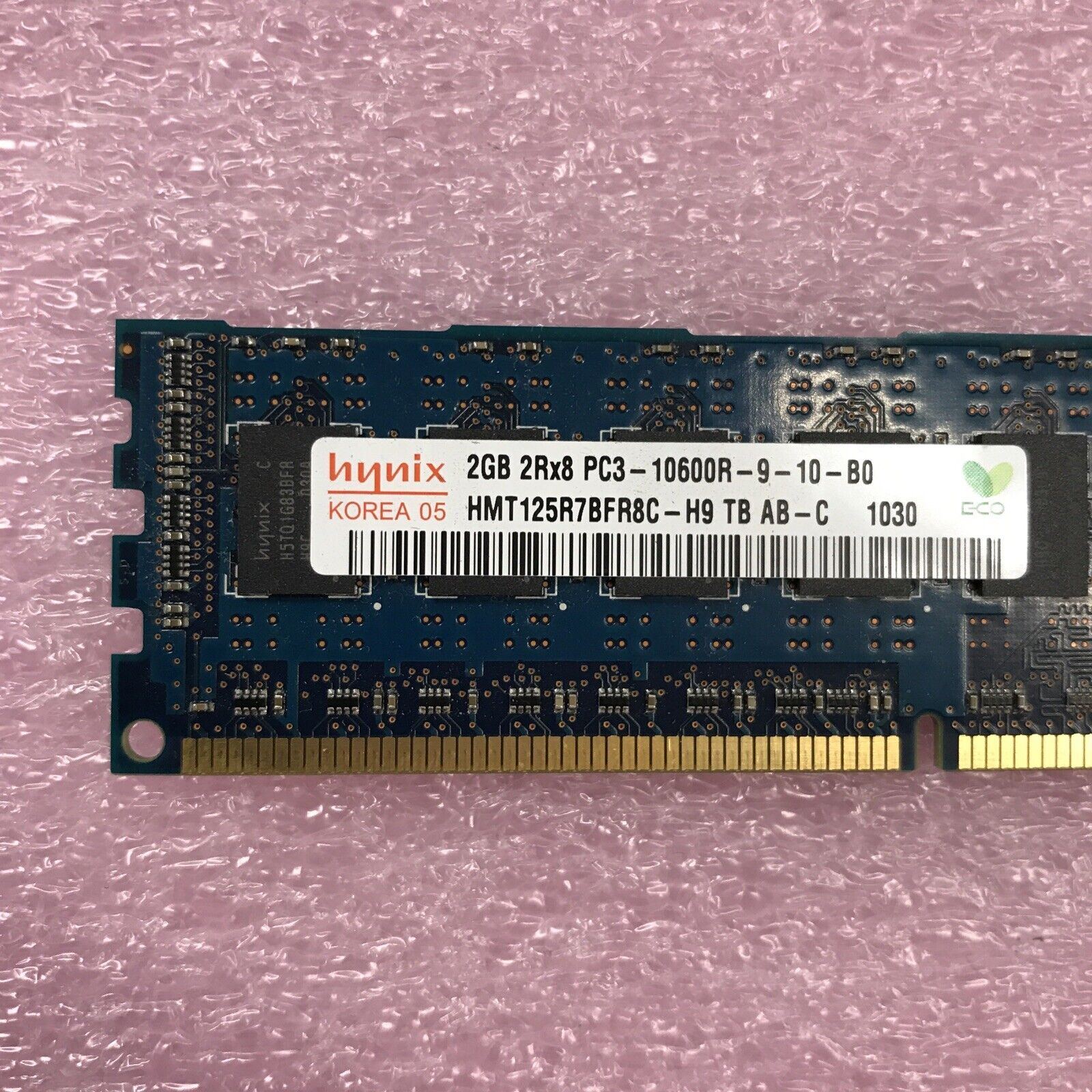 Hynix 8GB Kit 4x2GB 2Rx8 PC3-10600R-9-10-B0 Server Ram HMT125R7BFR8C