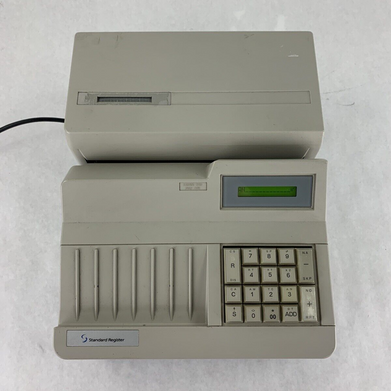 Standard Register TE1916 MICR Check Encoder Tested Need New Ribbon