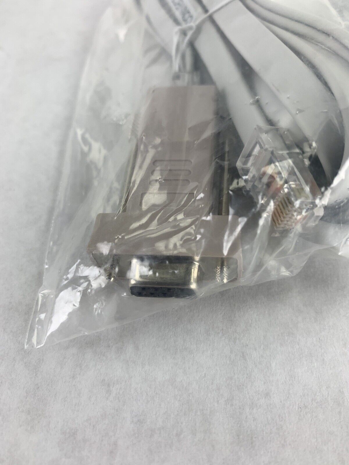 New Lot of 3 Foxconn Console Cable RJ45 to DB9 Female Adapter E124936-D