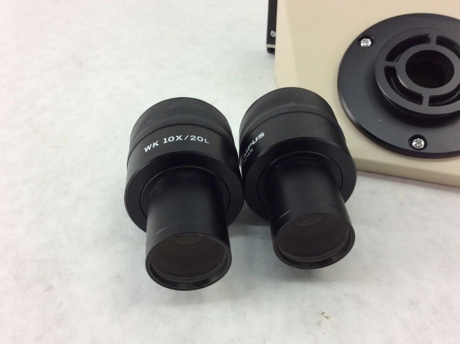 Olympus Microscope BH-2 Binocular Head w/ WK 10X 20L Eye Piece