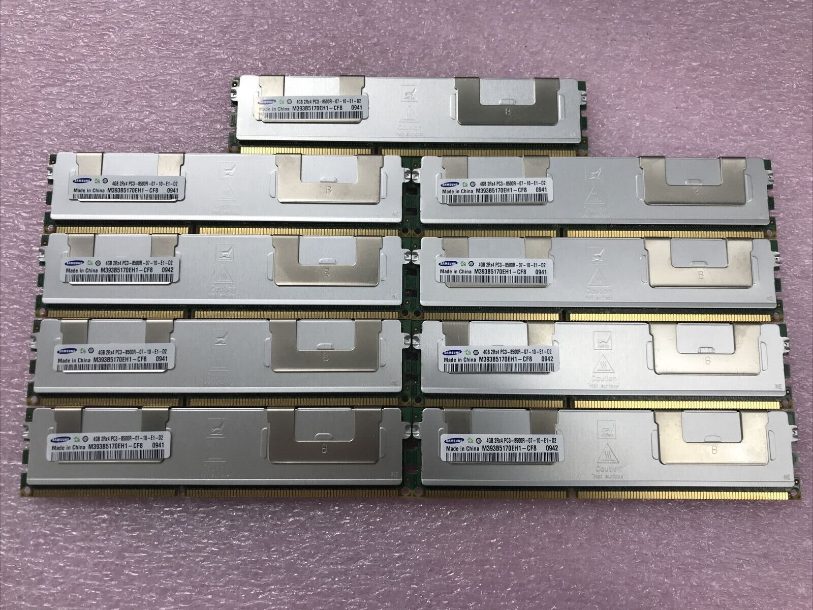 Samsung 36GB Kit 2Rx4 PC3-8500R-07-10-E1-D2 Server Ram M393B5170EH1-CFB