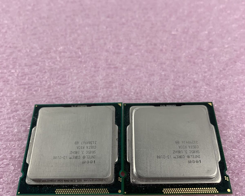 Lot of 2 Intel Core i3-2100 3.1GHz Processor