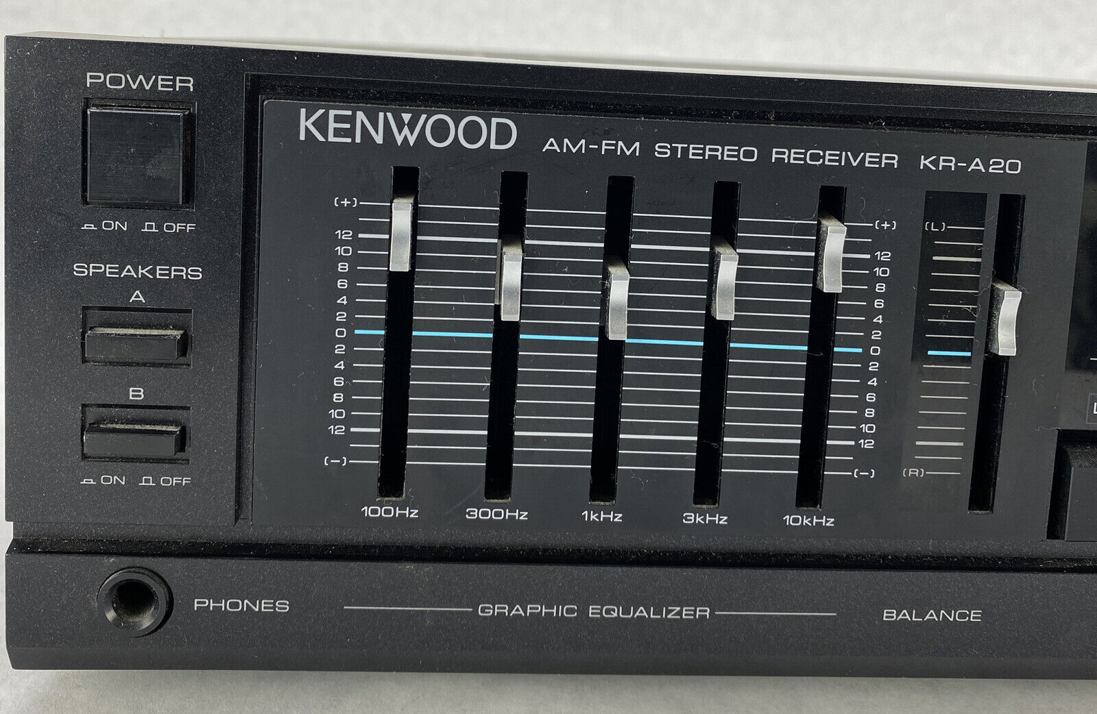 Kenwood KR-A20 Stereo Receiver Computerized Quartz Synthesizer Tuner RARE Japan